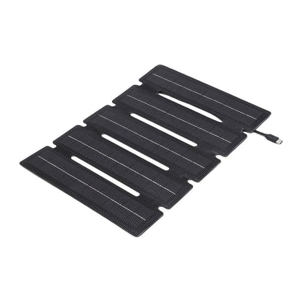 25W Foldbart Solpanel – Ultratyndt 5-lags ETFE – Camping og Vandring – 23.3×33 cm