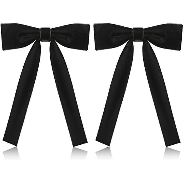 2-pack västerländska slipsar för män Kentucky String Tie Clip On Bow Tie Colonel Sanders Black Cowboy Bow Tie