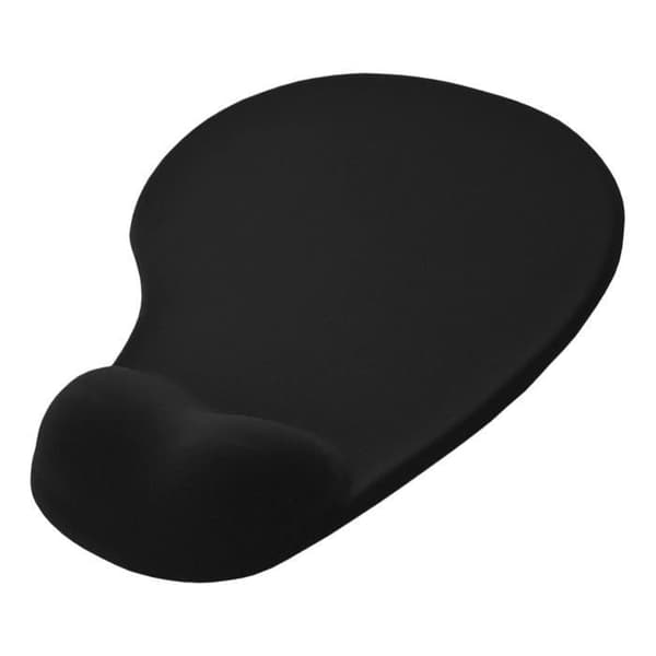 Musemåtte - OcioDual - Ergonomisk - Gel håndledsstøtte - Skridsikker base - Sort