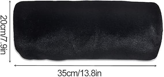 Imiteret pels håndmuffer dame varme imiteret pels muffer 20*35CM sort