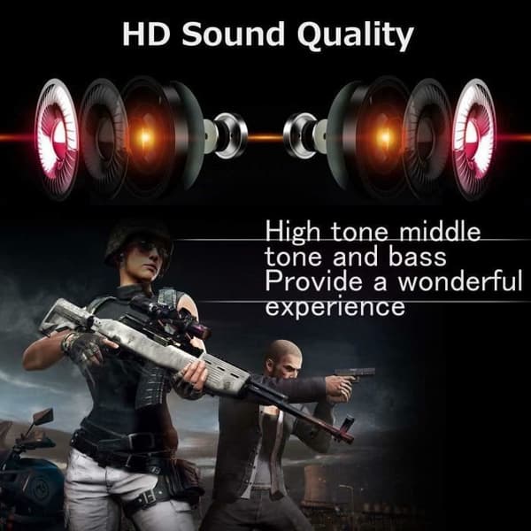 Kablet Gaming Headset - USB 3.5mm - Støjreducerende Mikrofon - LED