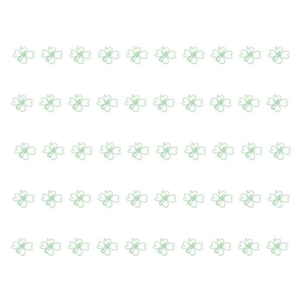 50 st blomgem – gröna metallgem – bokmärkesdekoration – för pärmar, scrapbooking, present