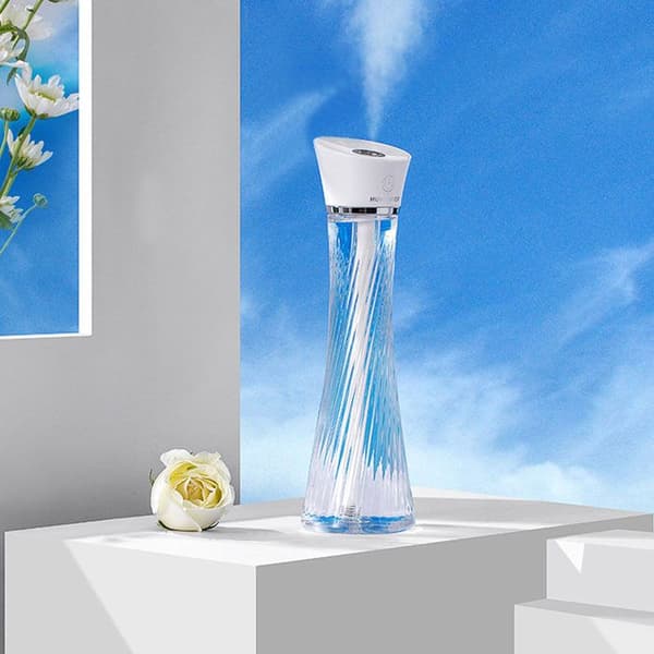 USB-luftfuktare – Liten kall dimma 250 ml – Kontor, sovrum, bil – Vit