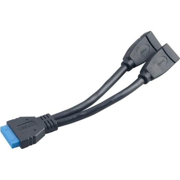 Internt USB-kabel til bundkort til 2 hunporte