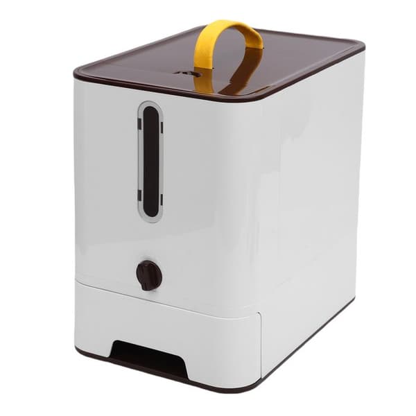 Foderautomat – Stor kapacitet 28 cm – Vattentät – Hem/resor – Mörkbrun