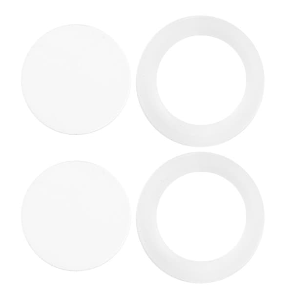 2 stk. CO₂-diffusionsskiver – 26 mm keramik – fine mikrobobler – til akvarier og akvatiske økosystemer