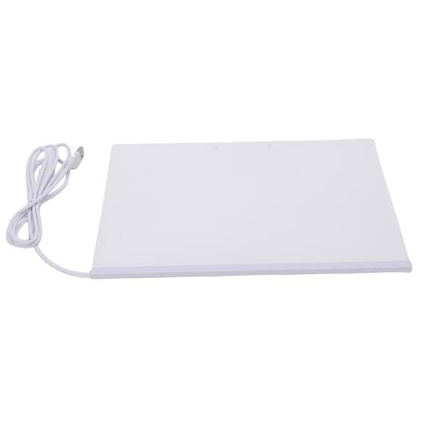 LED-lystegnebrett – 7 gradientfarger, gjennomsiktig brett 25×35 cm, slettbart