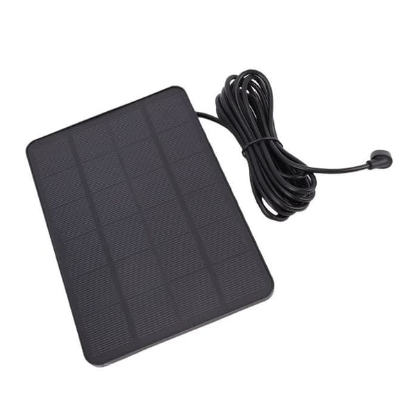 10W solpanel – Google Nest Cam – IP66 vandtæt, 3m kabel – Udendørs, Sort