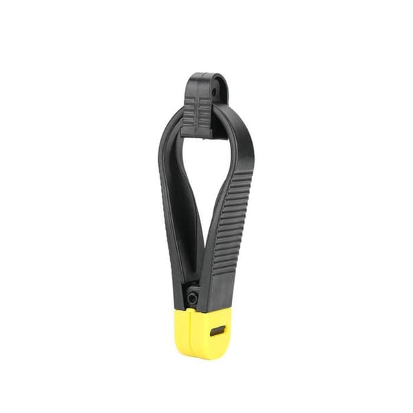 Mini triggergreb – justerbar klemme gul/sort – hav & trolling – 6,5 cm