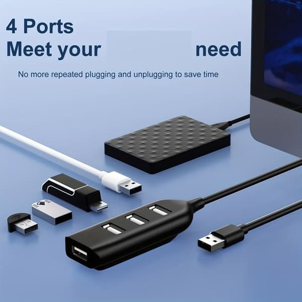 2.04 — 4-ports strømskinne/hub