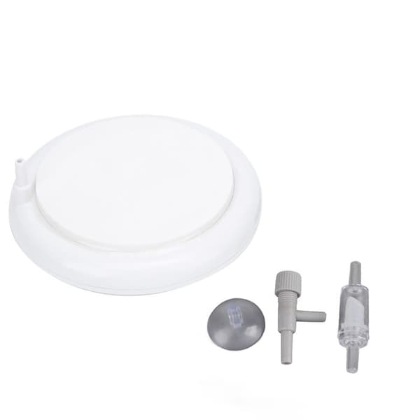 Akvarieluftdiffusor – 100 mm stillegående – fine nanobobler – for akvarier og hydroponikk