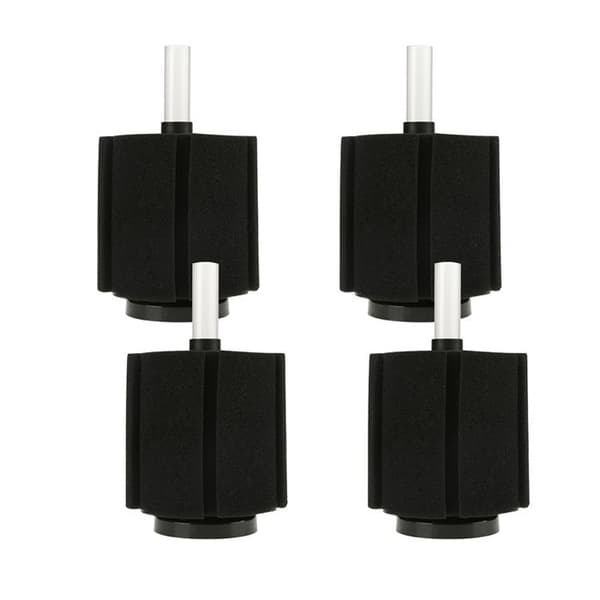 4 stk. svampfilter – yngelbeskyttelse – biofiltrering – 12 cm
