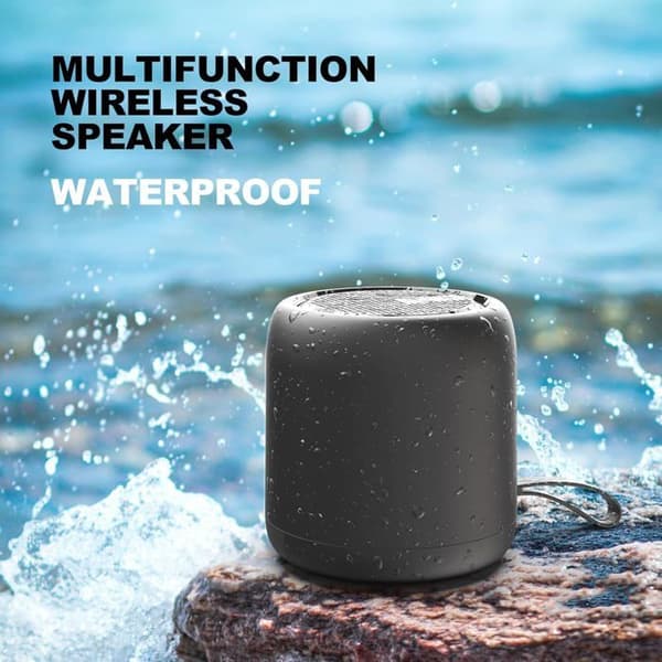 Bärbar trådlös högtalare, 10m Bluetooth-räckvidd, förbättrad bas, IPX4 vattentät, Bluetooth 5.0