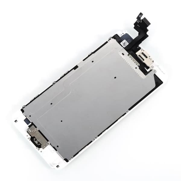 LCD-SKÆRMSSAMLING + Til IPHONE 6 Plus 5.5\" + TOUCHSKÆRM + HJEMMEKAMERA + HVID RAMME
