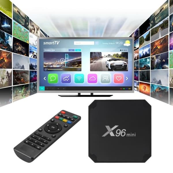 Android TV Box - X96 Mini - 4K HD - 2 GB RAM - 16 GB ROM