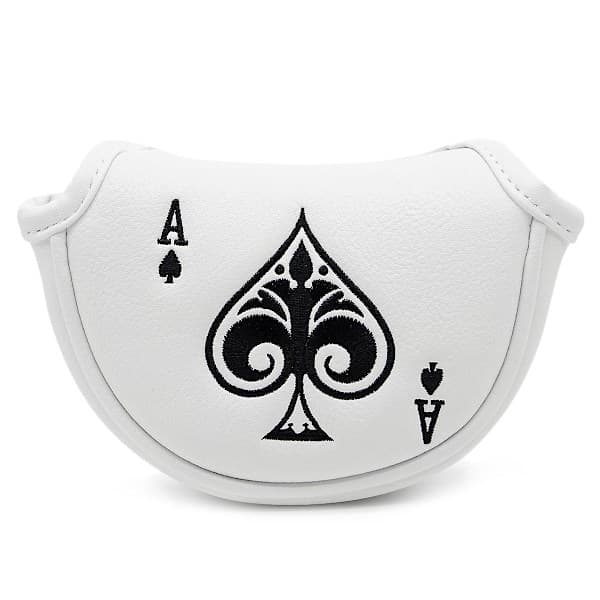 Golf Putter Cover Half Mallet Putter Headcover Magnetisk Kølleovertræk til Odyssey