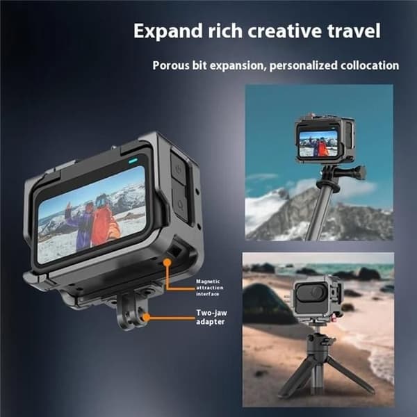 För Insta360 go 3 / GO 3S skyddstillbehör i aluminiumlegering