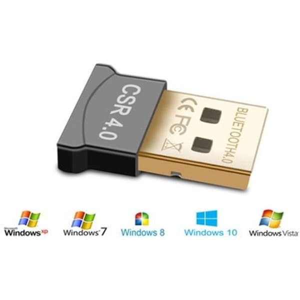 Bluetooth-adapter - USB 4.0 - 20m rækkevidde - 3Mbps hastighed - Windows-kompatibel