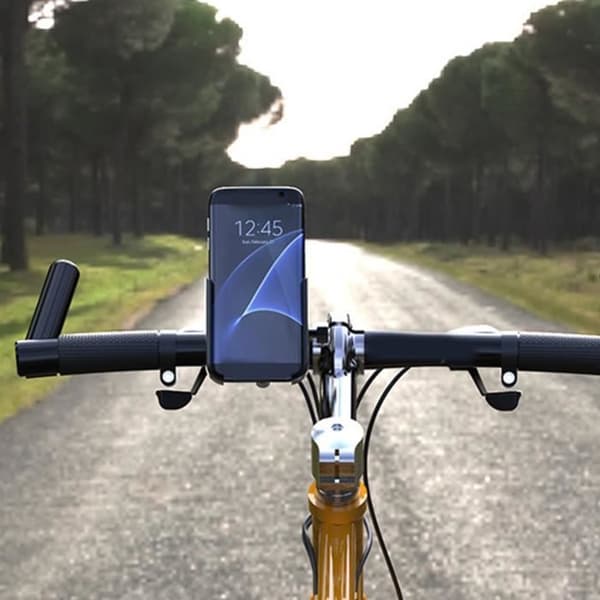 Cykeltelefonholder - 360° rotation - Aluminiumslegering - Kompatibel med iOS/Android