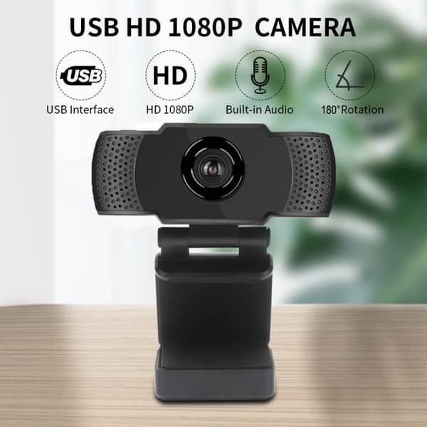 C40 1080P Computer Webcam - 1080P Fuld HD Live Streaming Webcam til Video og Optagelse
