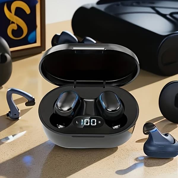 Avancerade Hi-Fi Stereo In-Ear Hörlurar — Med smarta touchkontroller och brusreducering