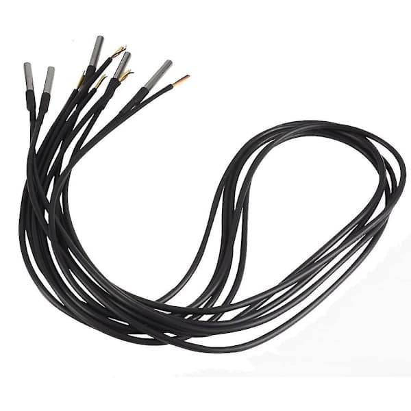 5 stk. Vanntett Ds18b20 Temperatursensor, Digital Temperatur Termisk Kabel Temperatur (-55- +125)