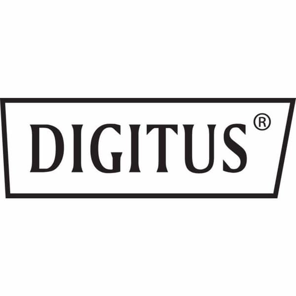 USB Hub - DIGITUS 4 porte - USB 2.0 - USB-drevet - Sort