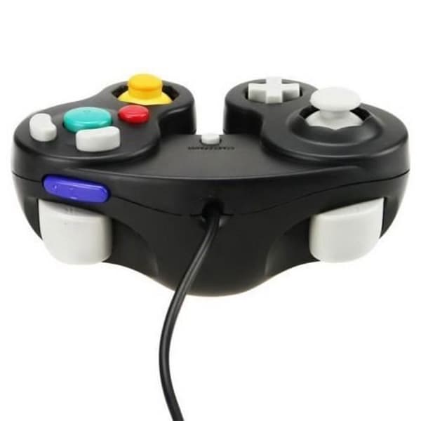 Gamepad - Gamecube/Wii - Kablet - Sort - Vibration