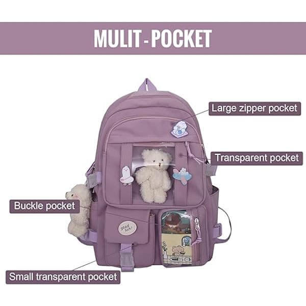Reppu Disney Lilo ja Stitch Purple