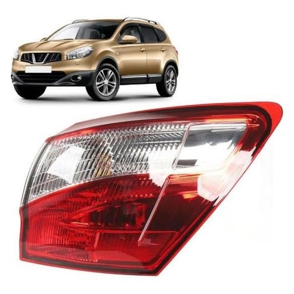 Vanntett LED baklys for Nissan Qashqai 2010-2014 - Støtsikker - Utvendig montering - Høy lysstyrke 12V - BR00A