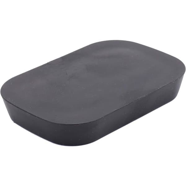 Sæt med 8 møbelhjulkopper, lavet af gummi, kompatibel med sofaer, senge, stole og tæpper, 7,5 × 5 cm, sort.