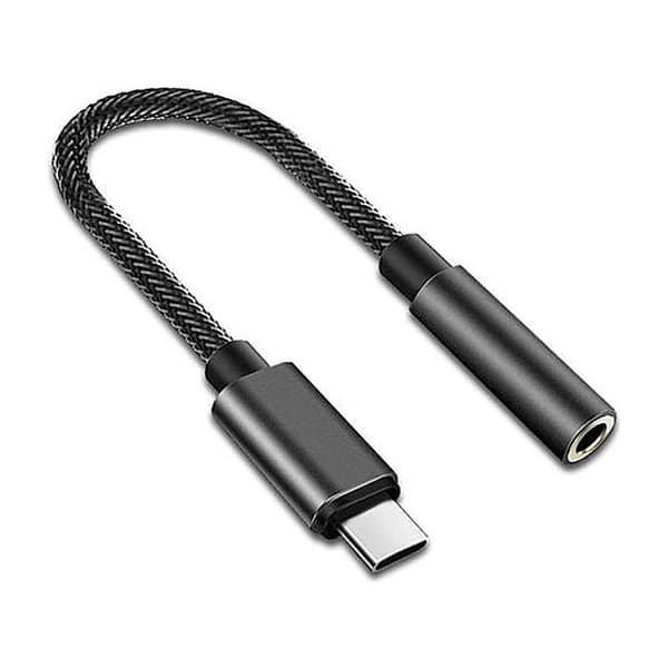 USB-C til 3,5 mm Jack-adapter, USB Type-C til lydjack-adapter, USB Type-C lydjack-adapter