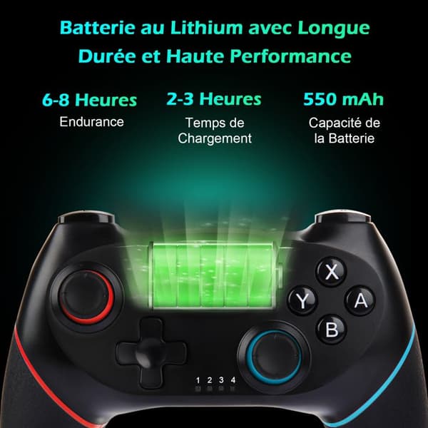 Nintendo Switch Controller-Uplayteck-Trådløs Bluetooth Joystick Switch Pro Controller til Nintendo Switch/Switch Lite/Switch OLED/PC