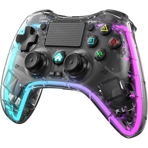 Gamepad - Mishang - Bluetooth - Kompatibel med Android, PC, iOS, Switch, PS4 - Belyst
