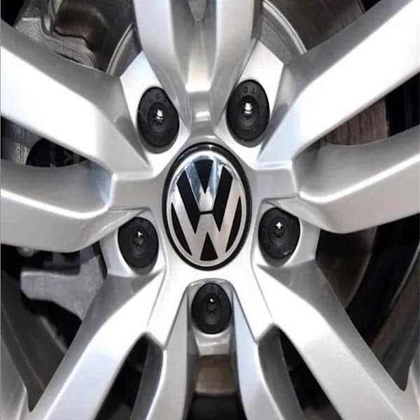 4-pack - Volkswagen VW centrumkåpor / navkapslar - Bil Silver Silver Silver Silver 56 mm