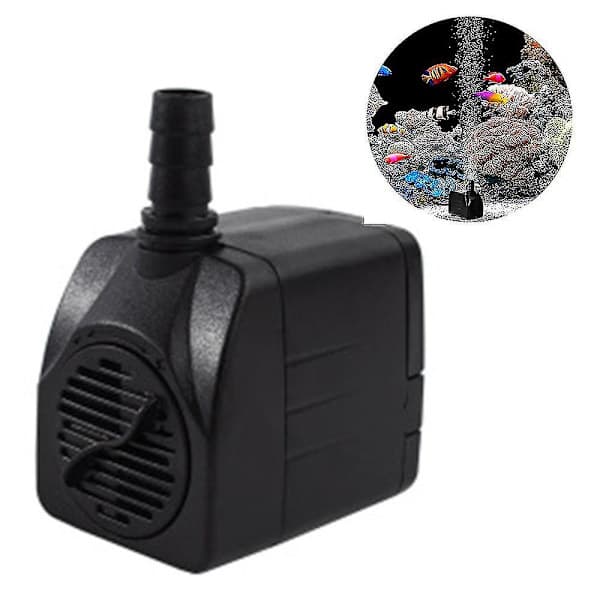 Dränkbar pump, ultratyst vattenpump med fontänpump
