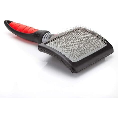 Progroom Extra Stor Hundborste - Total Längd 19cm, Kamlängd 12cm, Bredd 9cm