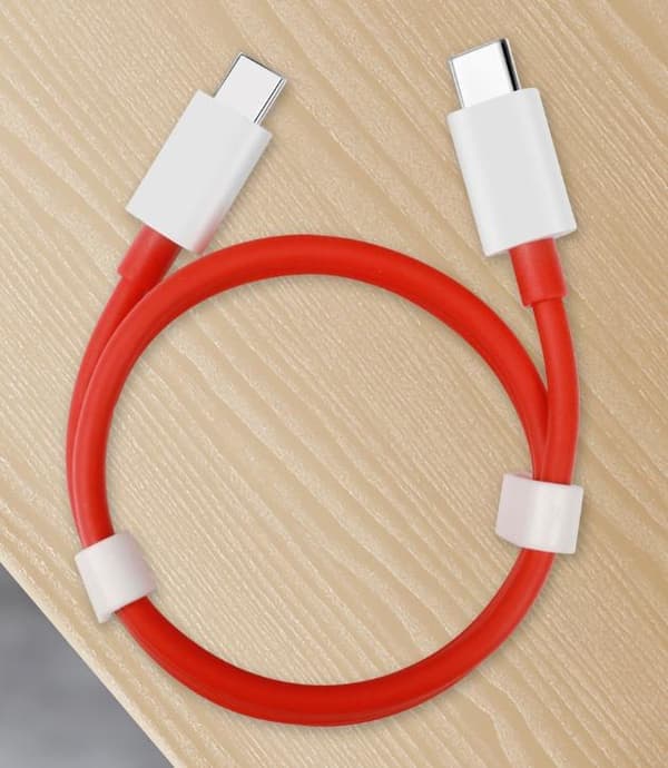 OnePlus Warp-laddningskabel (Typ C - Röd) 1.5M