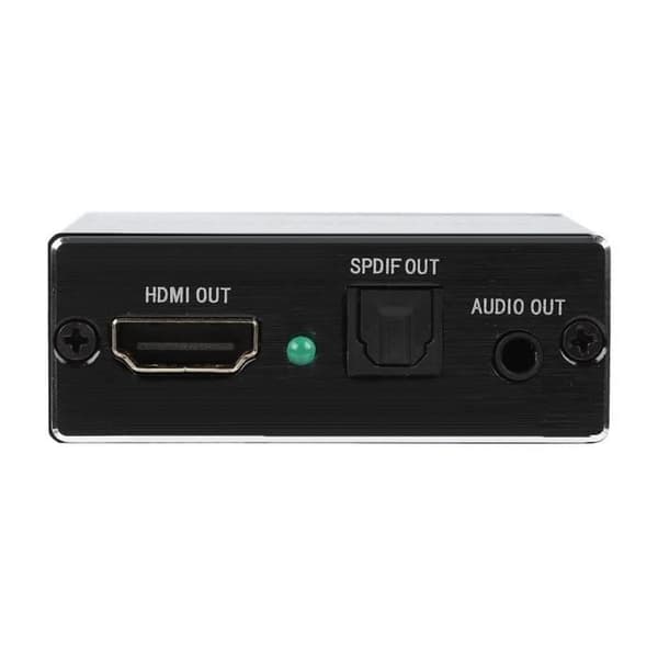 HDMI Audio Extractor, 4K * 2K-omformer, HDMI Audio Splitter, HDMI til HDMI + SPDIF-omformer + adapter