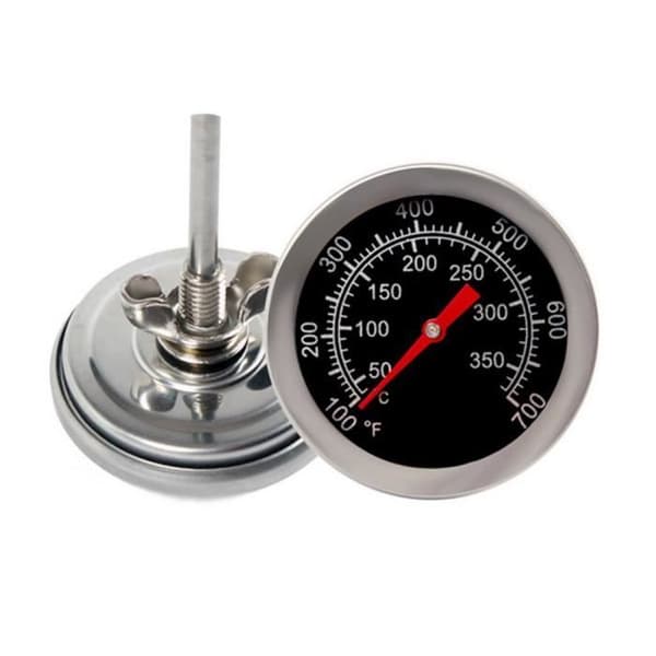Kjøtttermometer - Rustfritt stål - 5,2 cm - 0-350°C rekkevidde - Øyeblikkelig avlesning - Multifunksjonell
