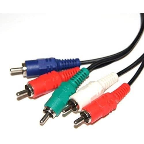 Komponent HD AV-kabel för Xbox - Generisk - Svart - Röd, Blå, Vit, Grön