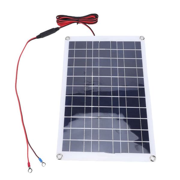 40W Solpanel – Monokrystallinsk Sæt + MPPT Controller – Autocamper og RV