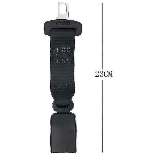 Säkerhetsbälten 2-pack Universal Bilbältesförlängare Säkerhetsbältesförlängare Justerbar 23cm Grå 2st 23cm