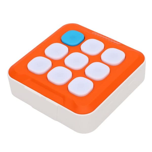 Elektronisk logikkspillkonsoll – Dobbel modus tic-tac-toe og tap-mole – Logikktrening og konsentrasjon