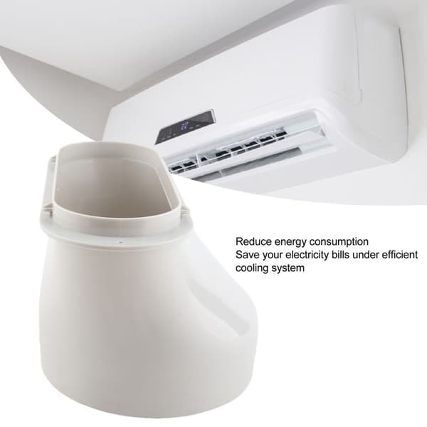 Ilmastointisovitin – 150 mm ABS – Nopea tiivistys – soikea ikkuna