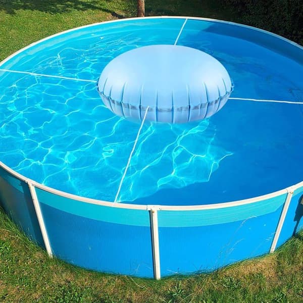 Luftkudde för pool, vinterkudde för pool, 4 x 4 fot, vinterluftkudde, vinterpoolskydd, poolkudde