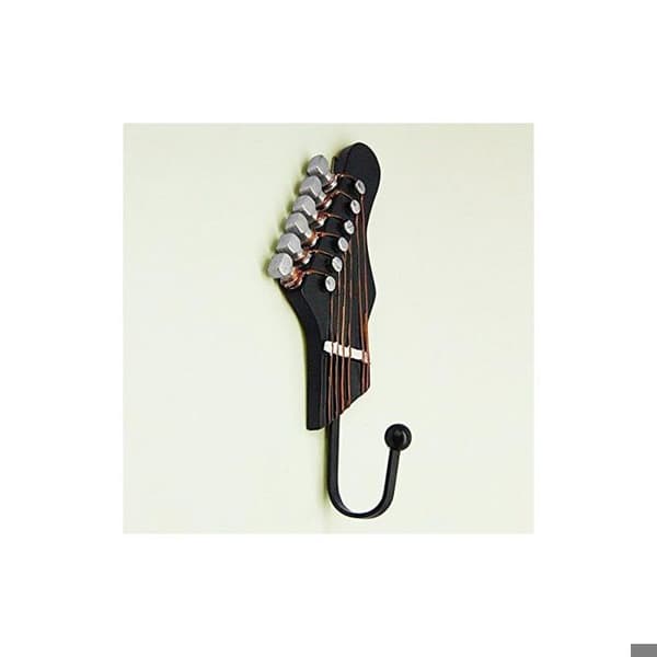 Väggkrokar - Gitarr - 3 krokar - Flera färger - Heminredning