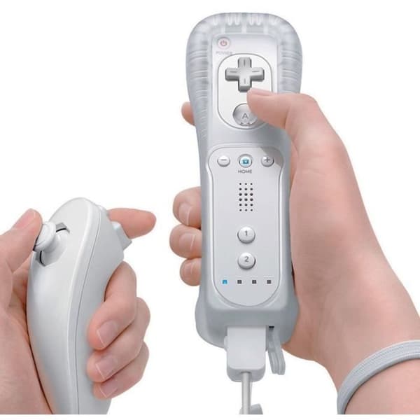 Kontroller - Nintendo - Wii - 2X Fjernkontroller - Nunchuck - Motion Plus-kompatibel