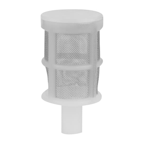 10 stk. rustfrie nettingfiltre – 7 mm – Akvarium, sprøyte, vin – Hvit