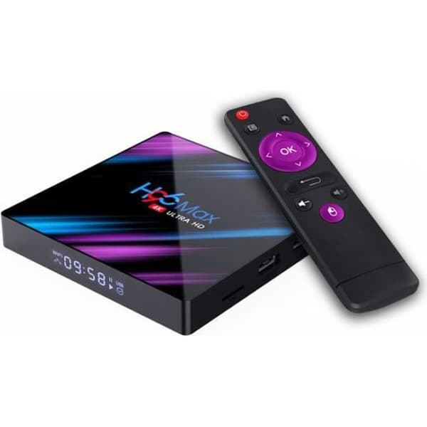 Android 9.0 Smart TV Box 4GB Ram 64GB Rom 5.0G WiFi Bluetooth 4.0 IPTV Medieafspiller